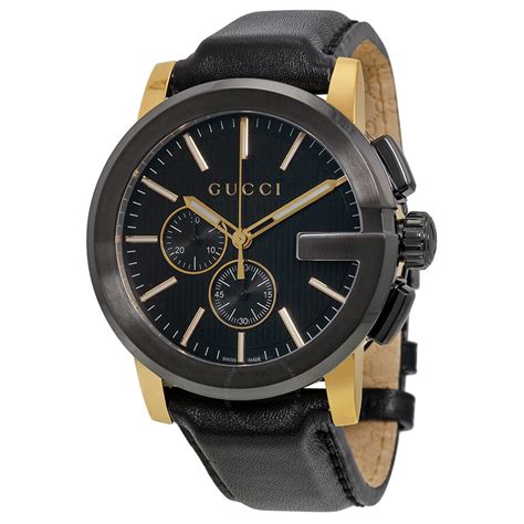 black gucci watch mens|gucci men's watches clearance sale.